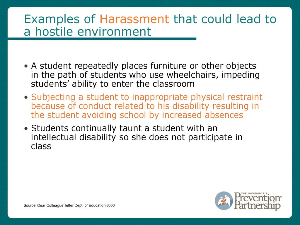 Bullying harassment of students with disabilities ppt download
