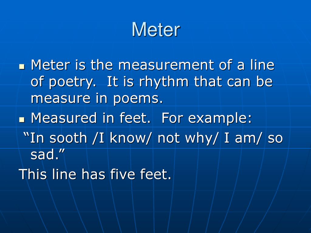 Meter in poetry explained at alfredo grove blog