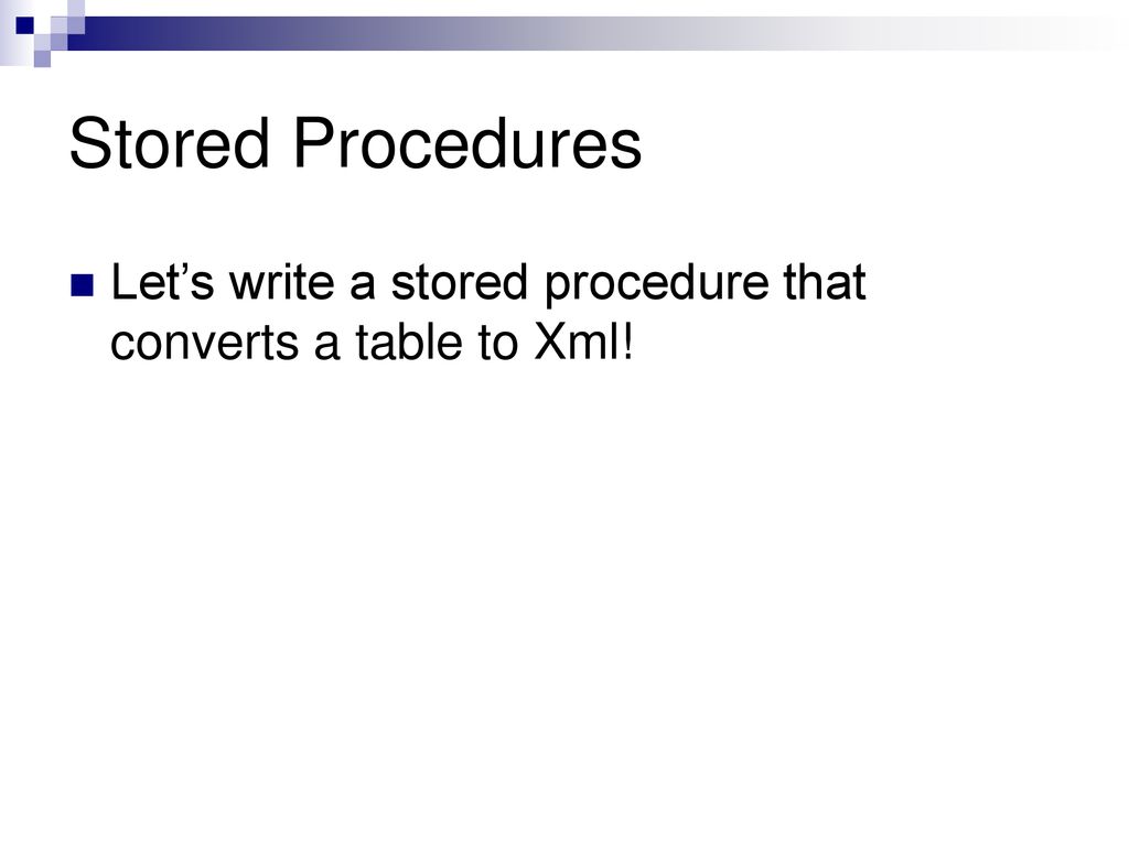 Client access queries stored procedures jdbc ppt download