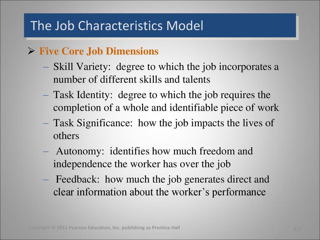 core job characteristics