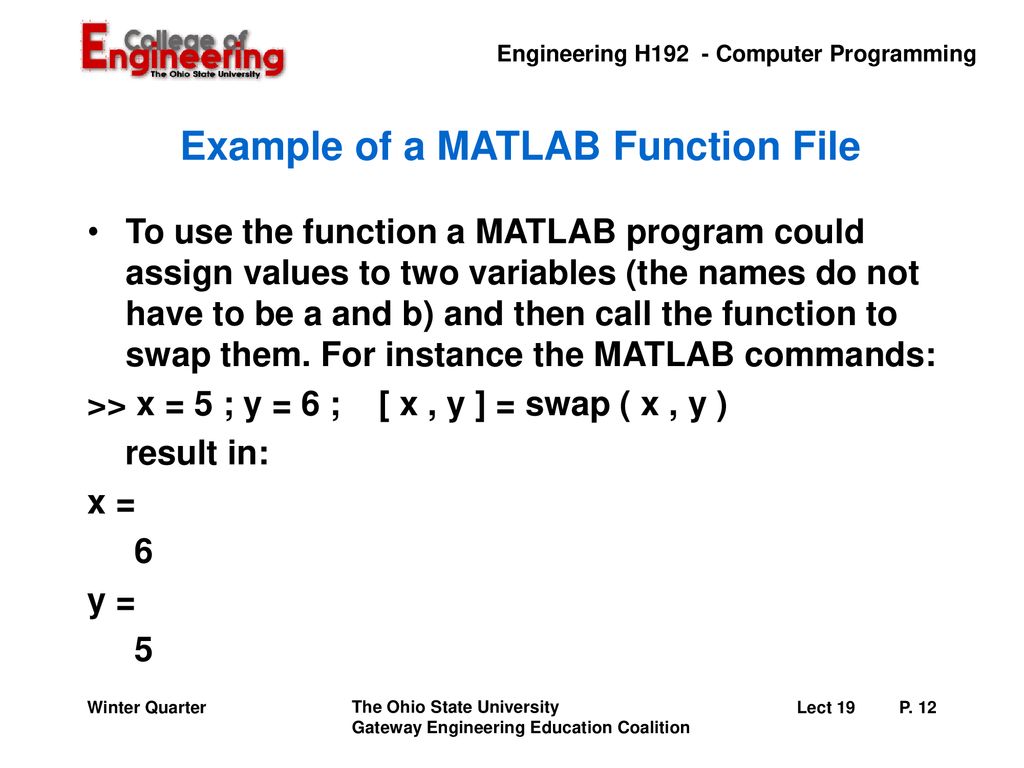MATLAB: Script and Function Files - ppt download