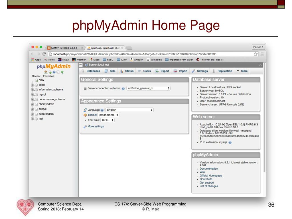 CS 174: Server-Side Web Programming February 14 Class Meeting - ppt ...