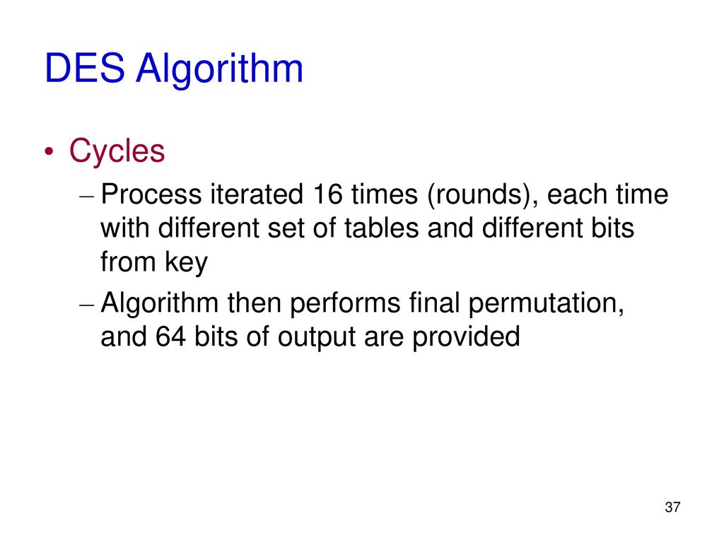 Cryptography - Symmetric - ppt download