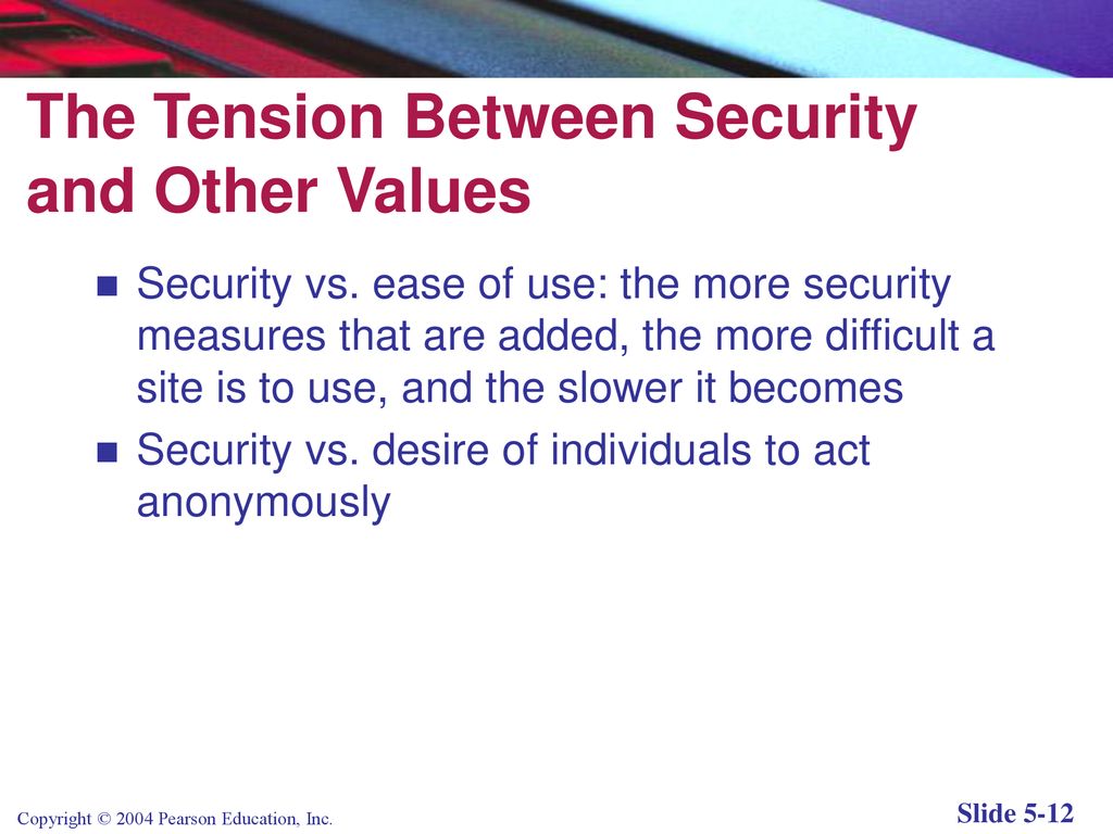 The Tension Between Security and Other Values