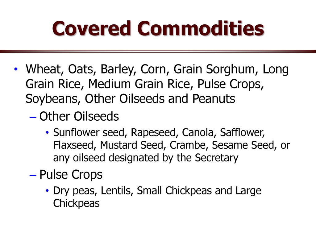2014 Farm Bill Summary & Decision Aid Tool ppt download