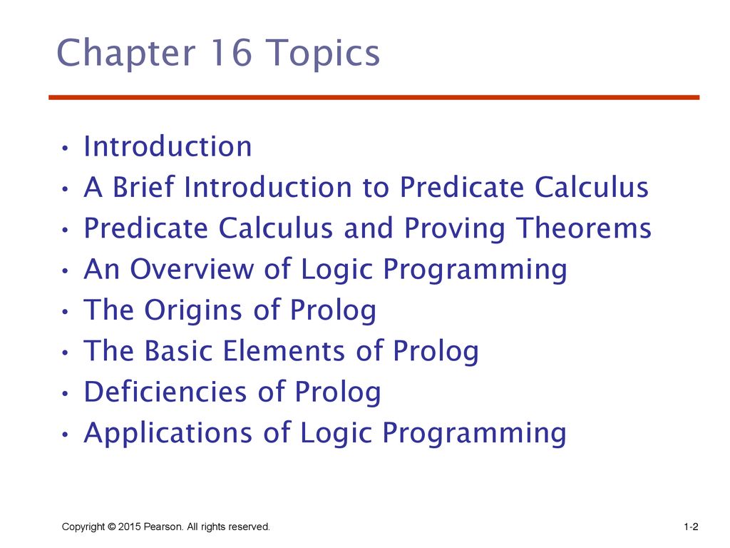 Logic programming languages ppt download