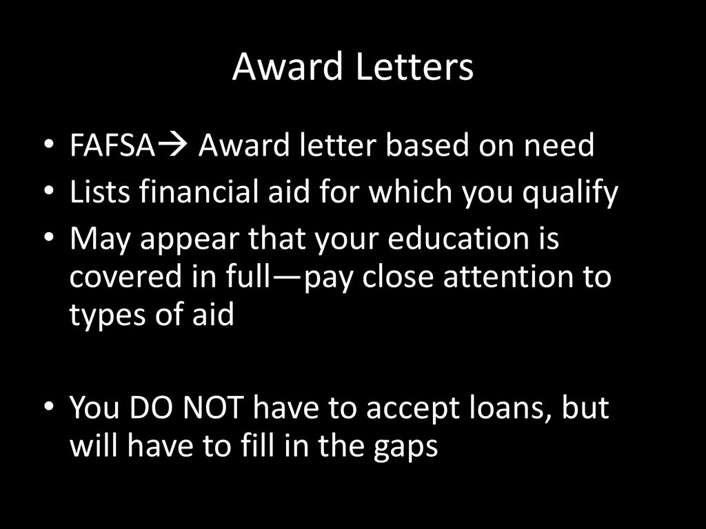 Fafsa Award Letter 2025