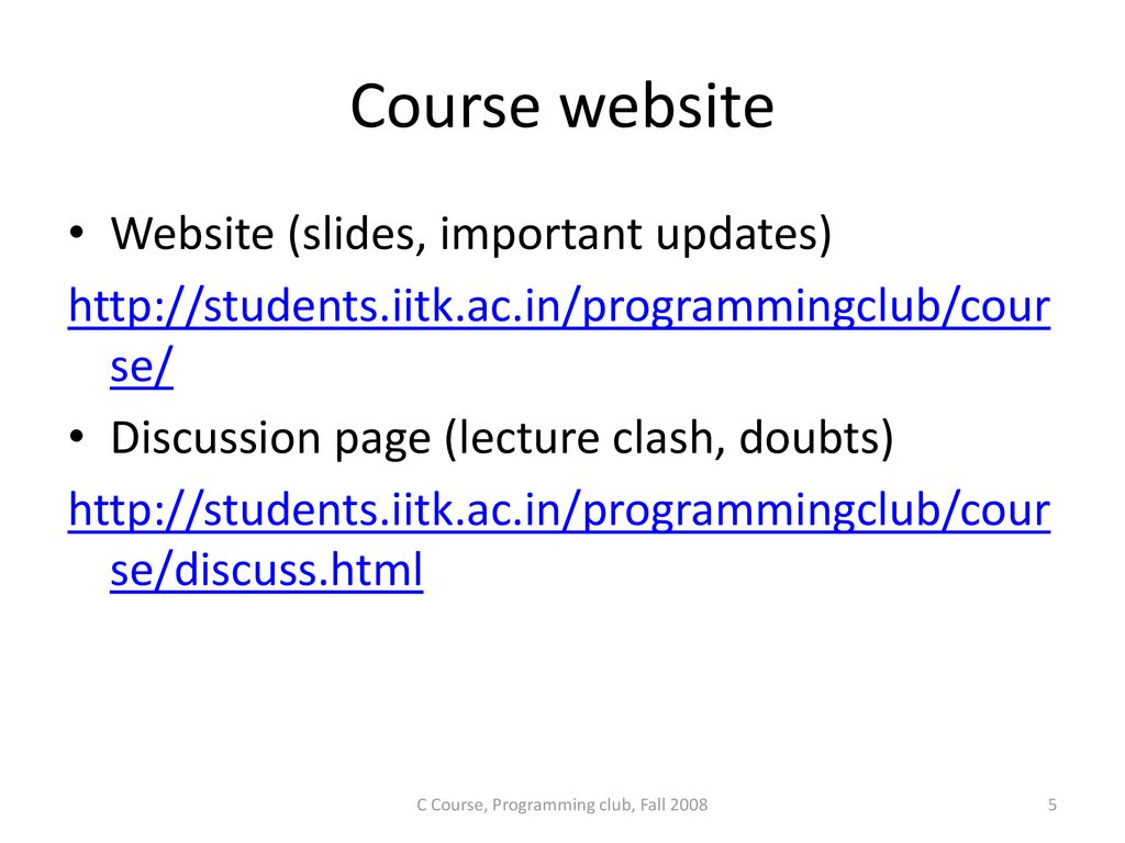 C Programming Lecture Series - ppt download