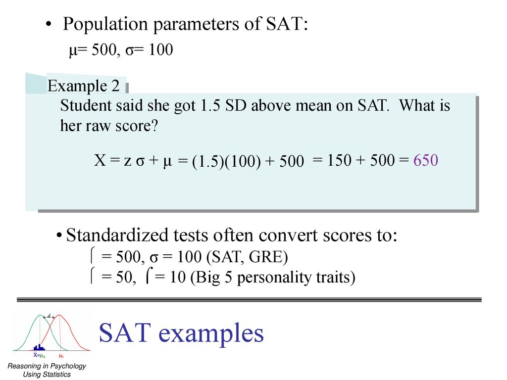 Reasoning in psychology using statistics ppt download
