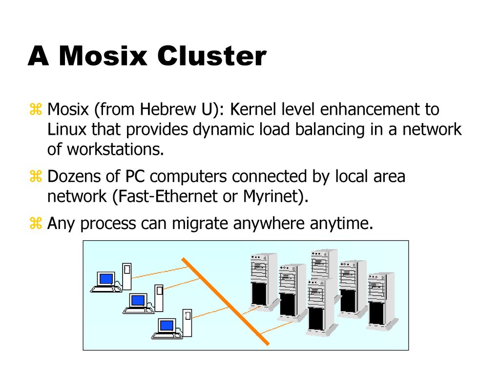 Fig-MOSIX 3 Node Cluster SnapShot.