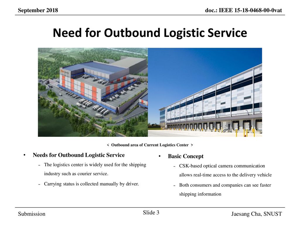 Need for Outbound Logistic Service