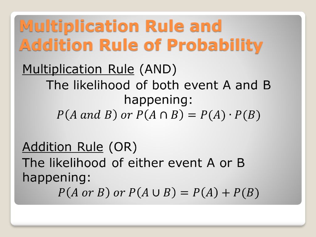 Unit 6 probability ppt download