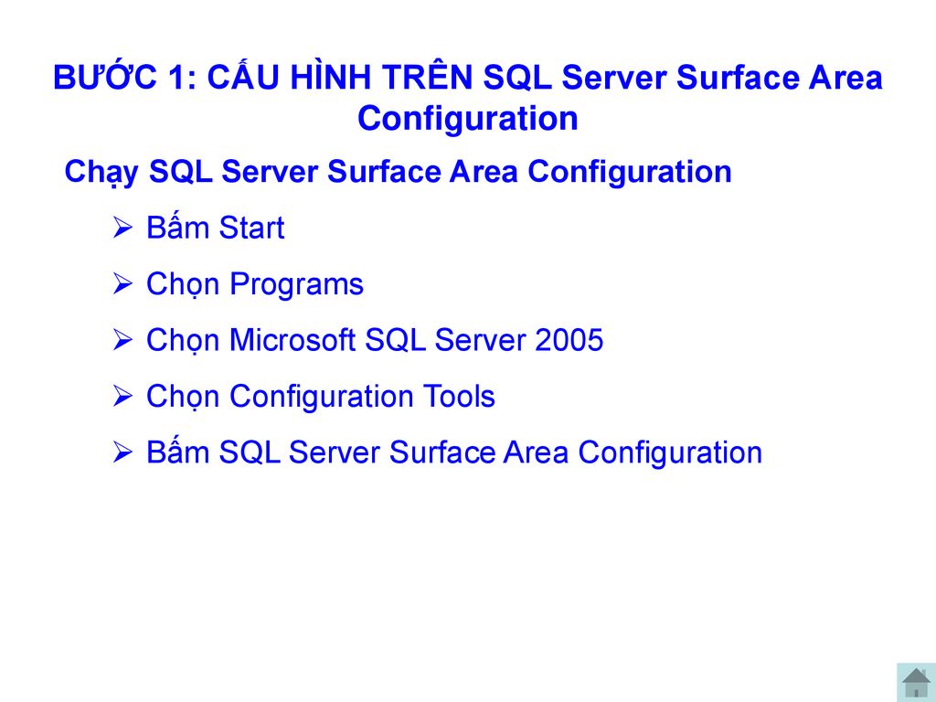 H ng d n c u h nh sql express tr n m ng n i b ppt download