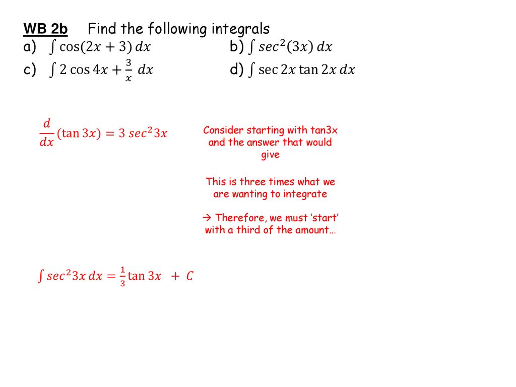 Integration Trig Identities Ppt Download