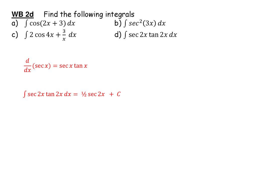 Integration Trig Identities Ppt Download Integration Trig Identities Ppt Download