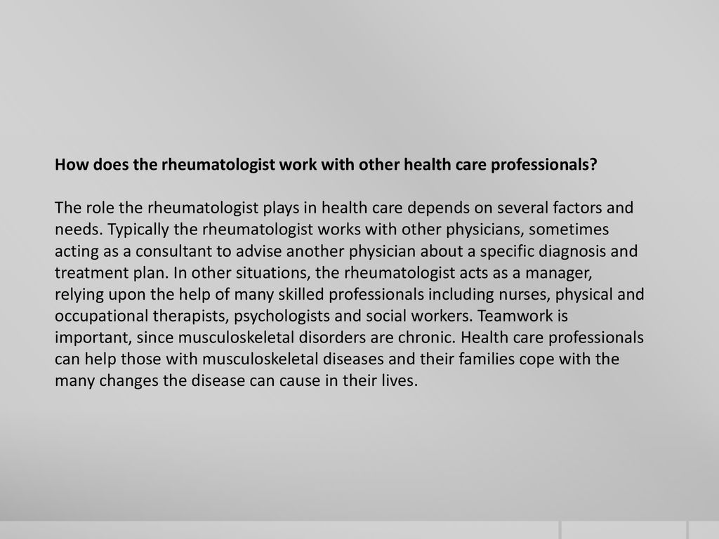 When should you see a rheumatologist ppt download