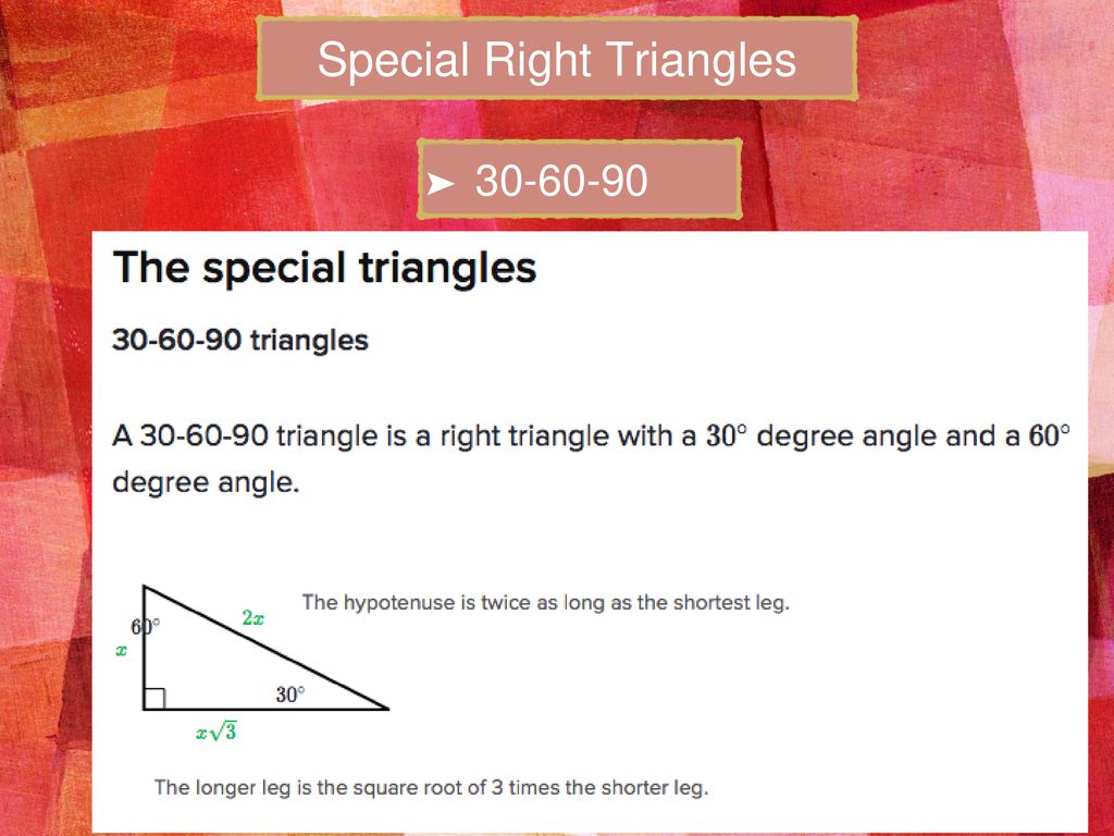 Geometry special right triangles sin 90 cos 90 tan 90 incenter vs