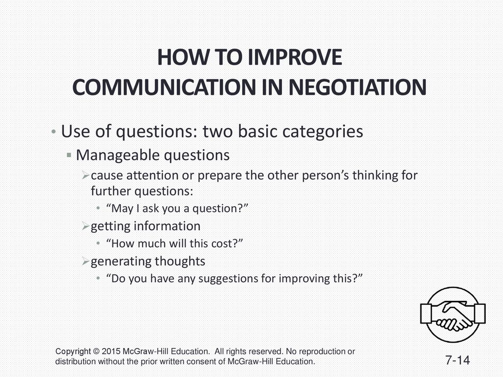 How to Improve Communication in Negotiation