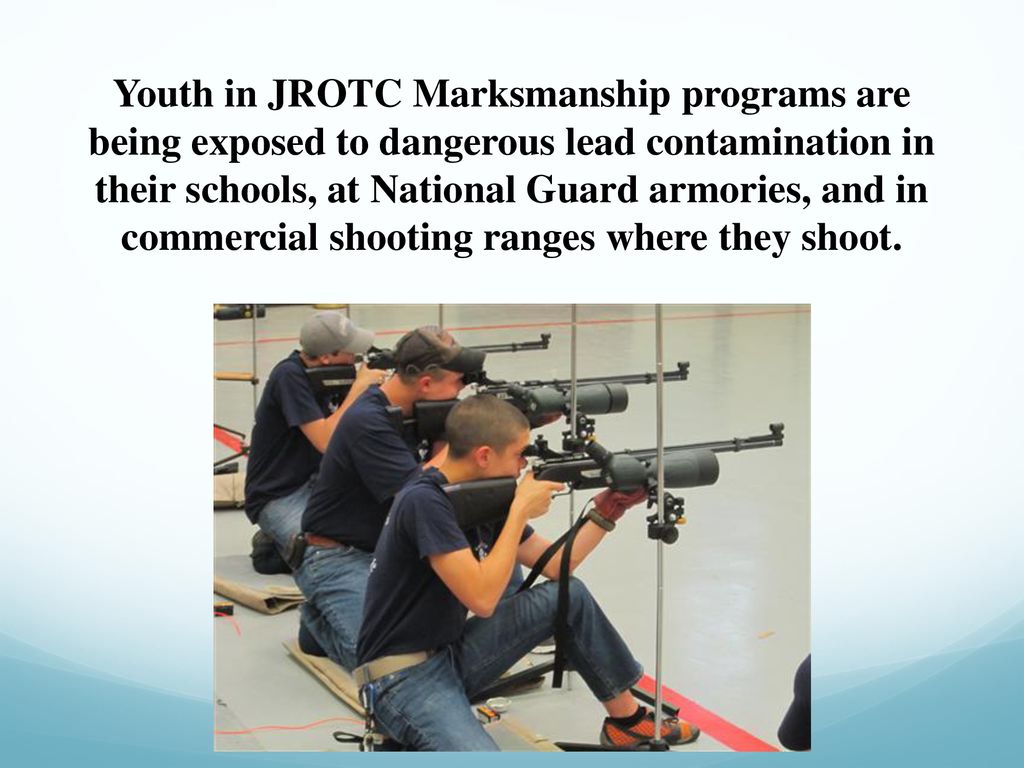 Youth in JROTC Marksmanship programs are being exposed to dangerous ...