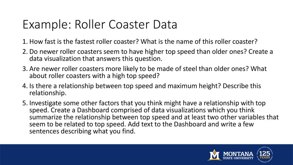 Solved Roller Coasters The Roller Coaster Database