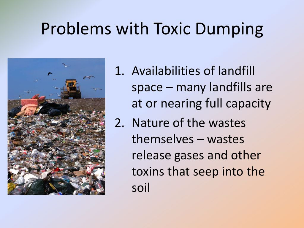 Problems with Toxic Dumping