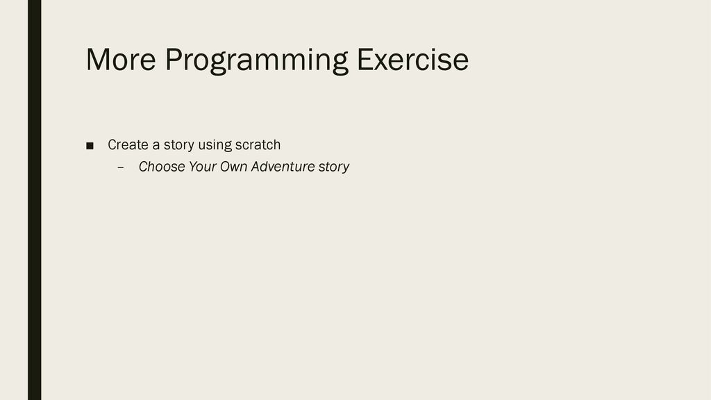 Computer programming III. Algorithms. - ppt download