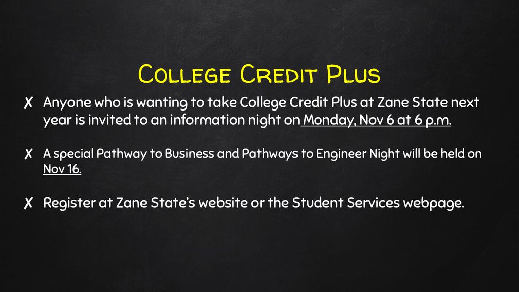 College Credit Plus