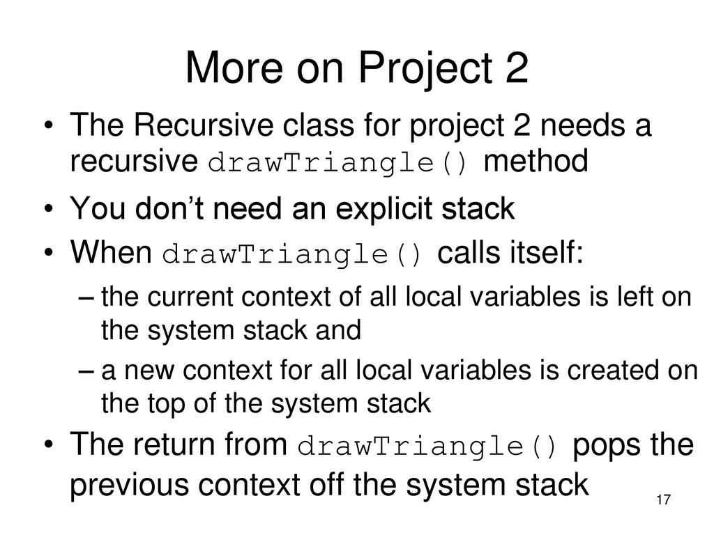 Recursion Recursive Thinking Recursive Programming - ppt download