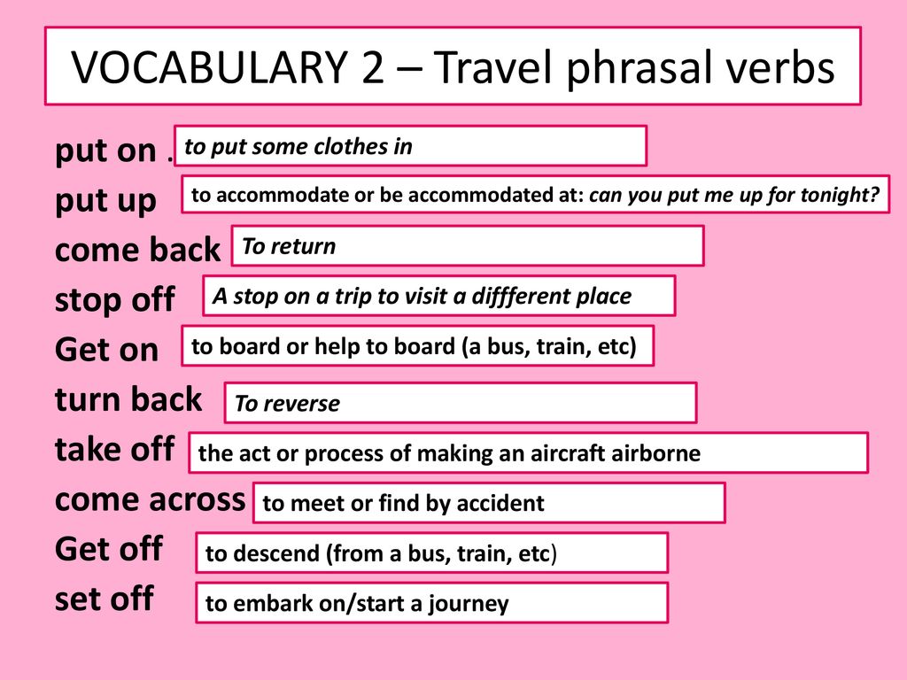 Been new topic. Phrasal verbs словарь. Фразовые глаголы путешествия. Phrasal verbs Vocabulary. Phrasal verbs поездка.
