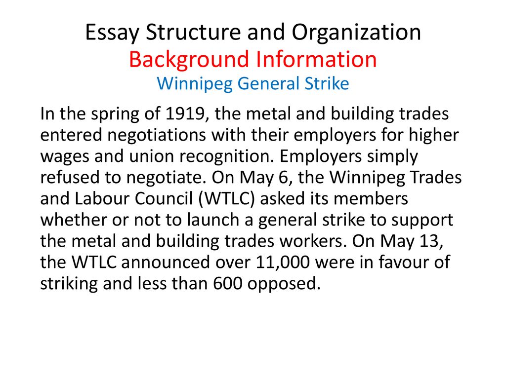 Реферат: Winnipeg General Strike Essay Research Paper The