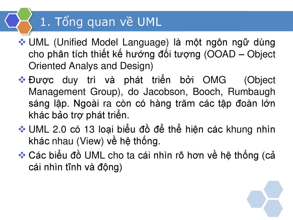 1. Tổng quan về UML