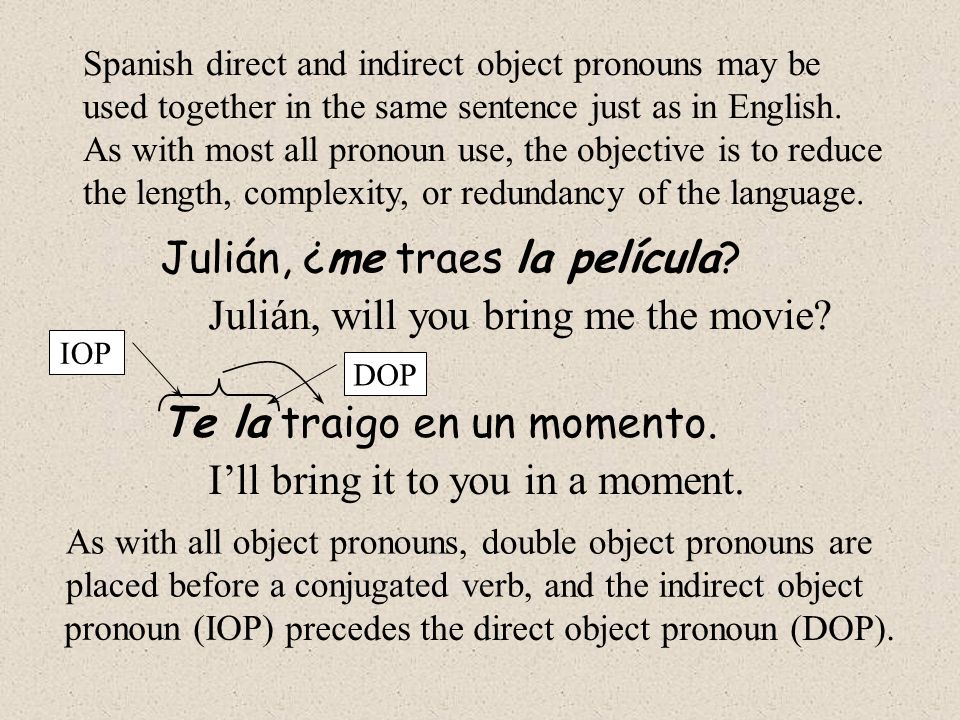 Julián, ¿me traes la película Julián, will you bring me the movie