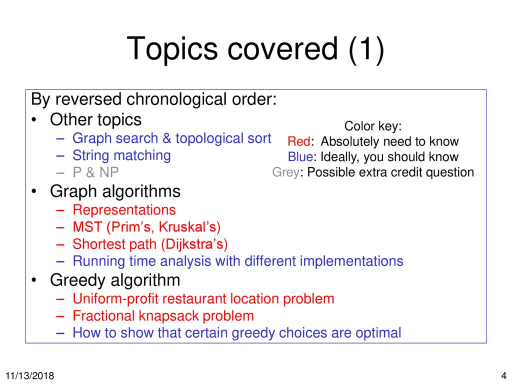 CS 3343: Analysis of Algorithms - ppt download