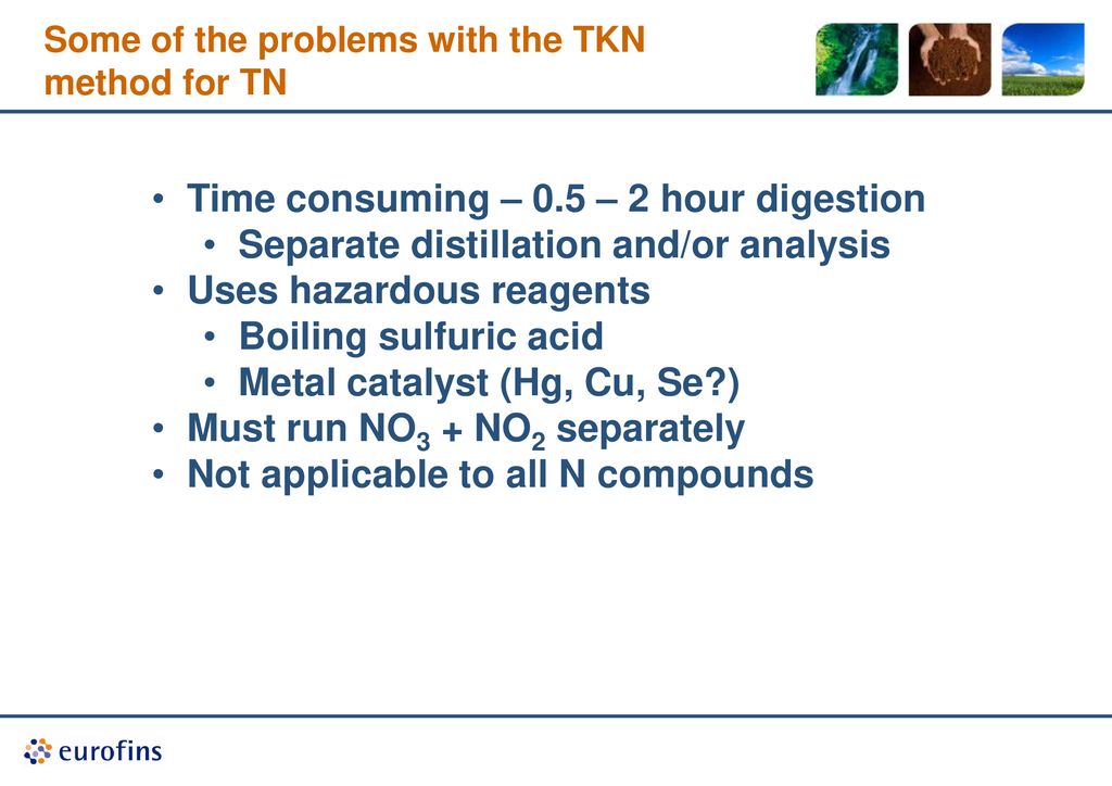 Some of the problems with the TKN method for TN