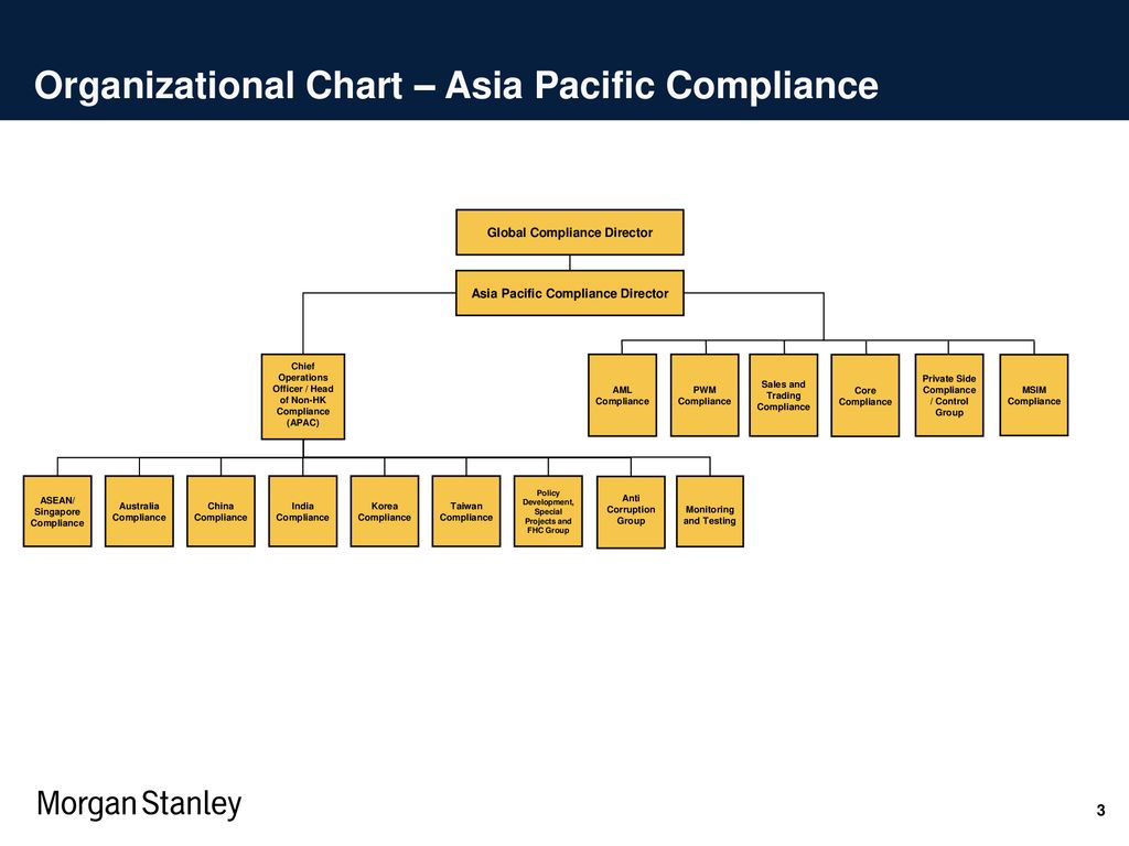Morgan Stanley Organizational Chart