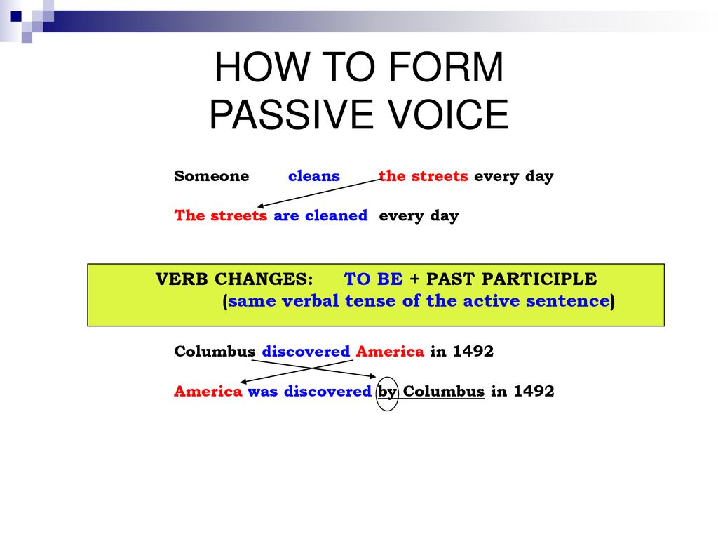 The rooms clean every day passive. Passive how to form. POWERPOINT Passive Voice. Пассивный залог картинки. Passive Voice presentation POWERPOINT.