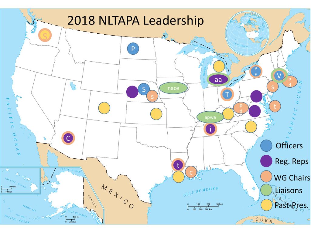 2018 NLTAPA Leadership s Officers Reg. Reps WG Chairs Liaisons