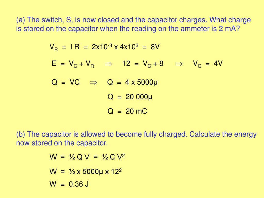 Higher Physics Unit 3 4 Capacitance Ppt Download