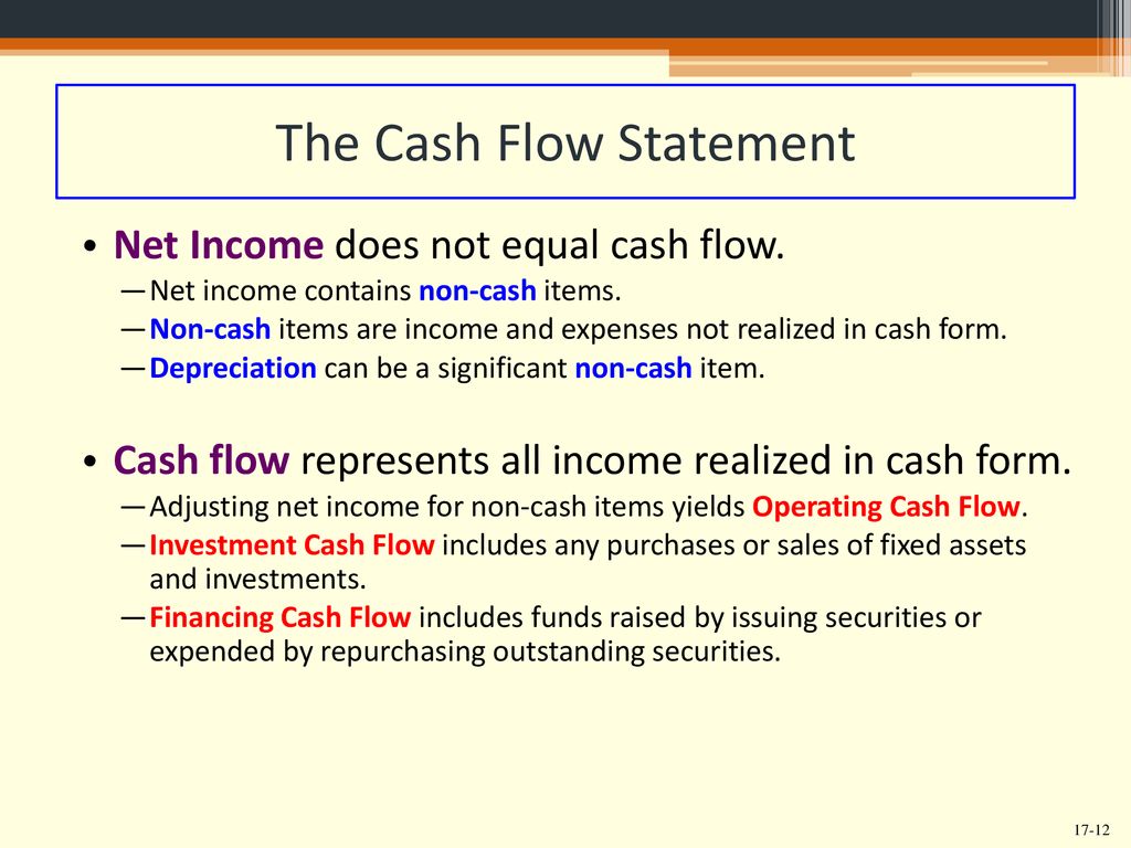 Projecting Cash Flow and Earnings - ppt download