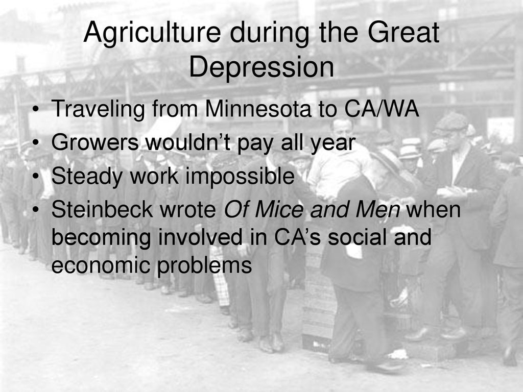 Agriculture during the Great Depression