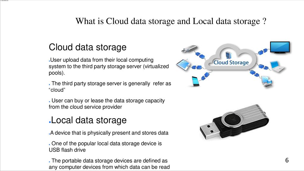 Cloud vs Local: Better Data Storage Device - ppt download