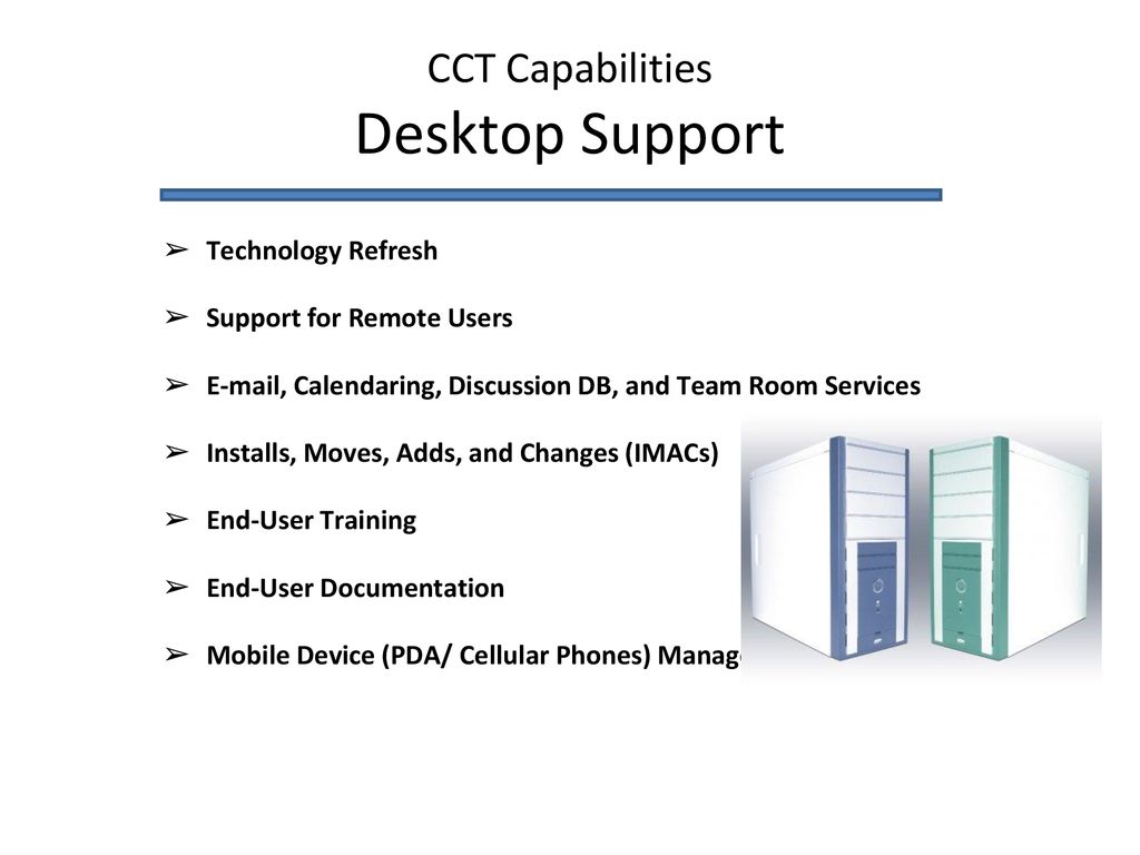 Company overview provider of it and program support services to