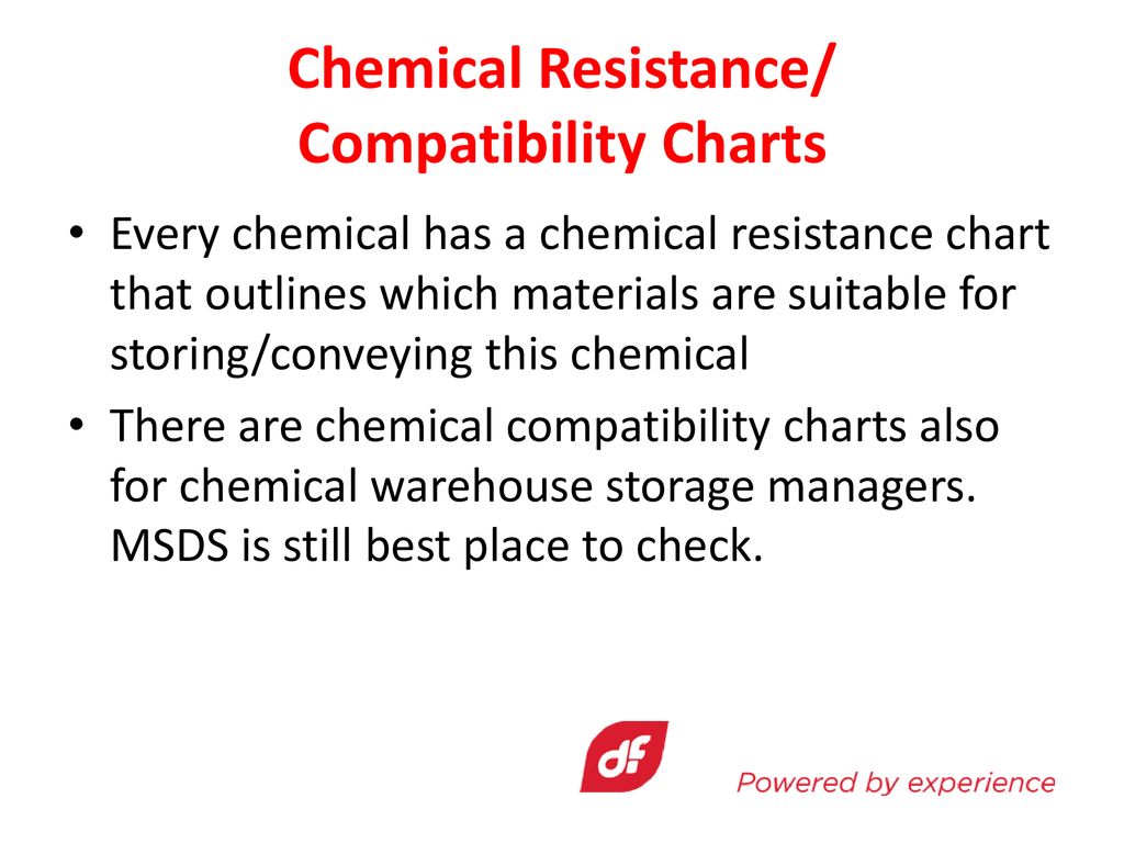 Chemical Compatibility Chart For Storage