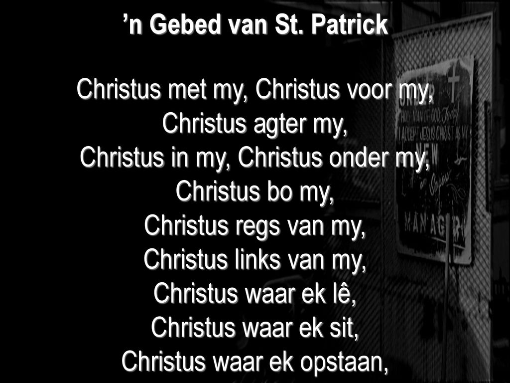 Gebed Van St Patrick Openbaring 1: ppt download