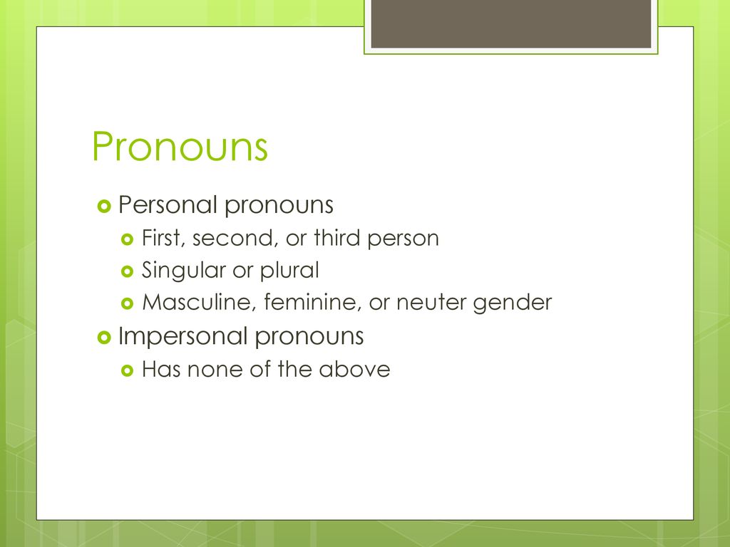 Nouns and Pronouns. - ppt download