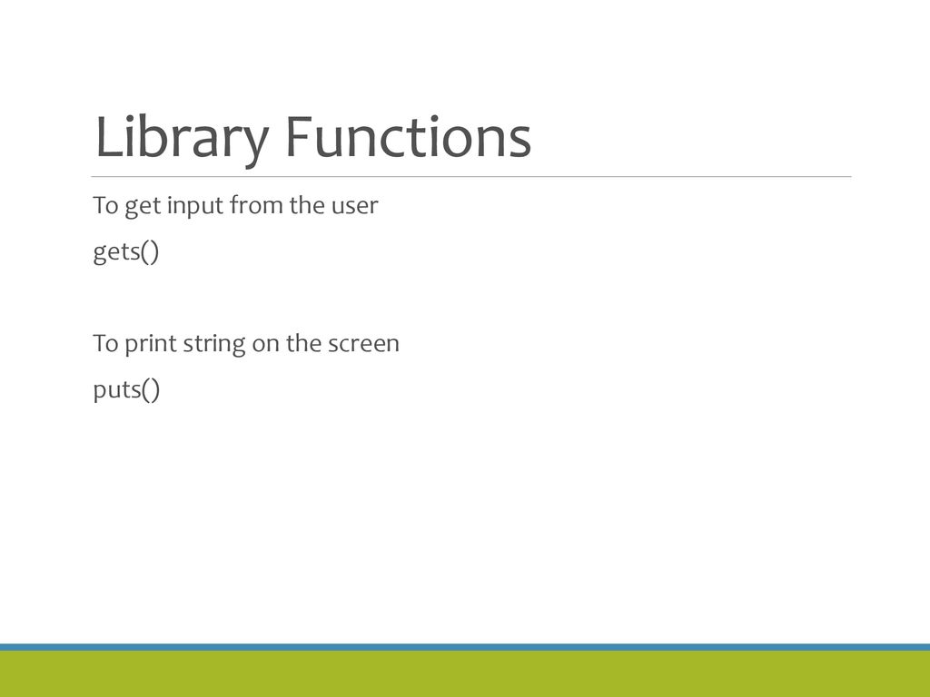 CS111 Computer Programming - ppt download