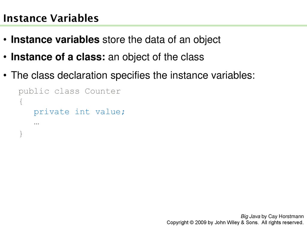Chapter Three - Implementing Classes - ppt download