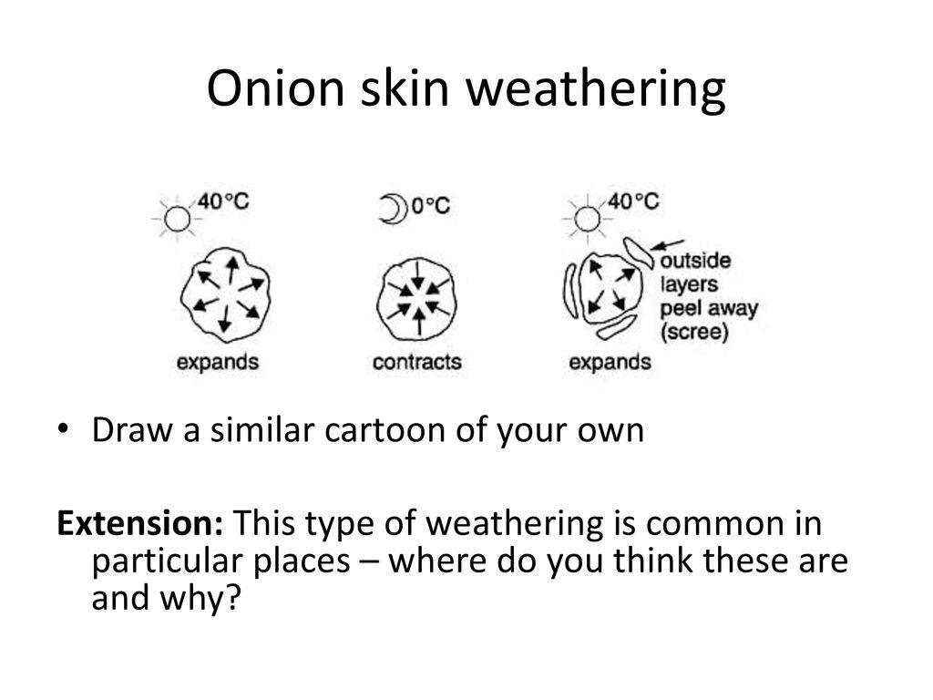 Weathering the breakdown of rock ppt download