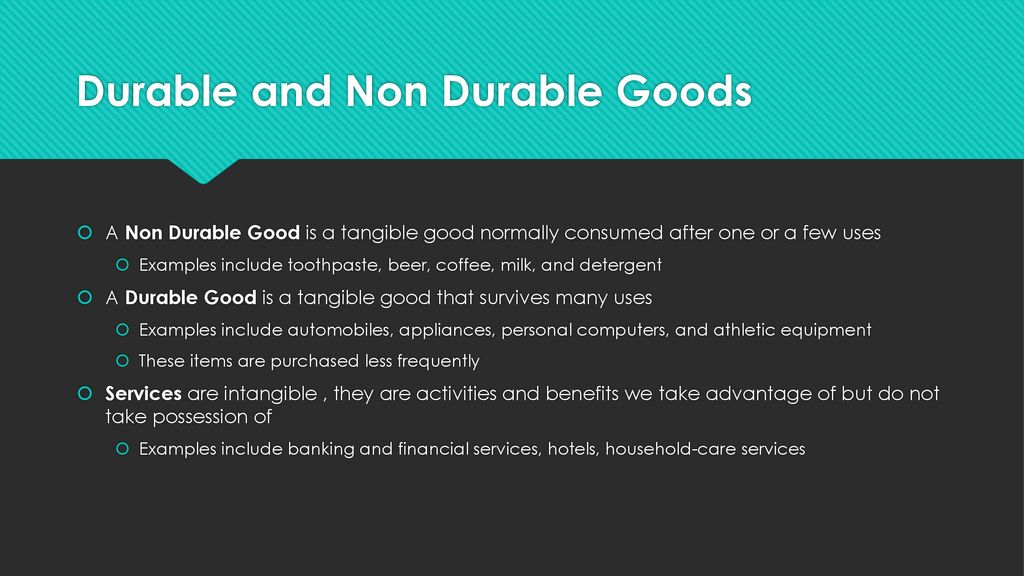 Production classifications consumers goods ppt download