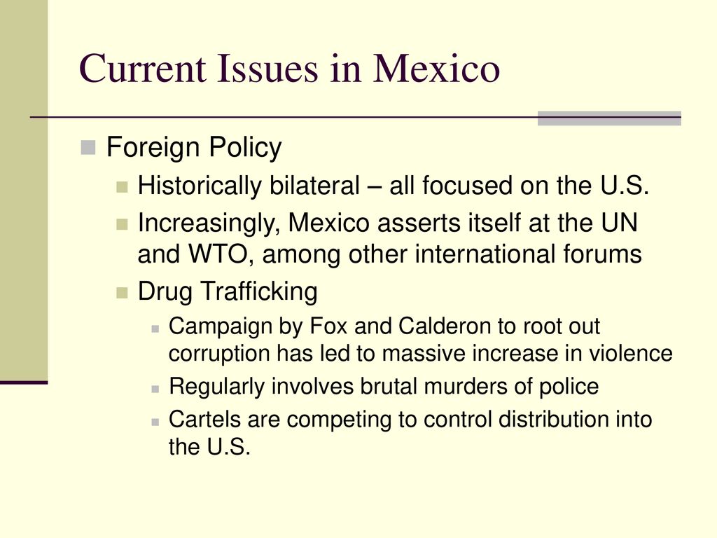 Mexico A Developing, Democratic Country that’s actually somewhat